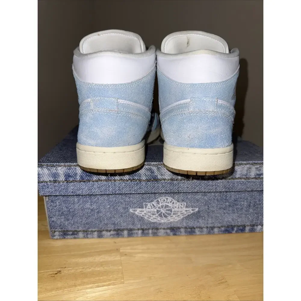 Size 9 Women’s - Air Jordan 1 Mid Denim W OG BOX